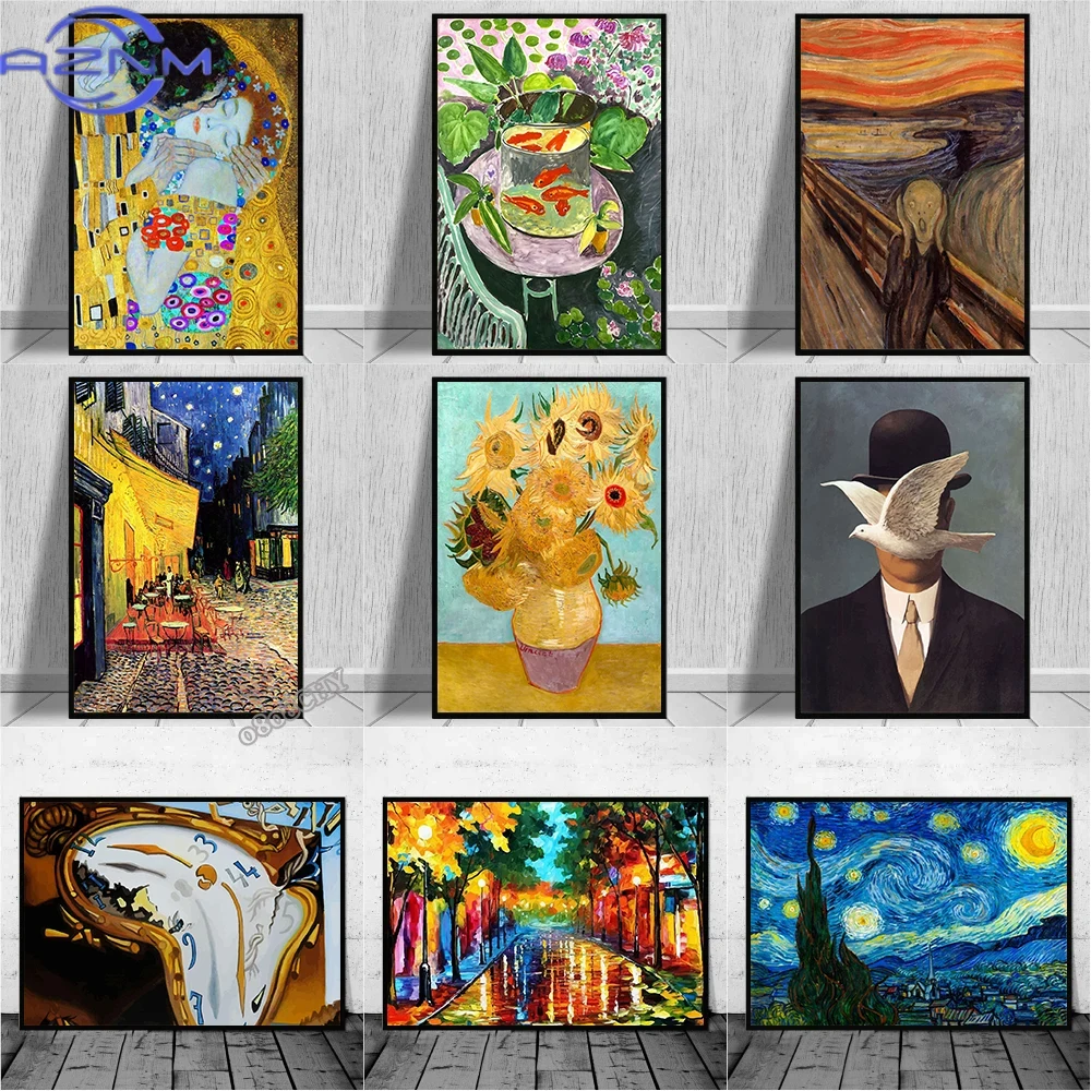 Photography Nature - Sławny artysta Salvador Dalí, Van Gogh,