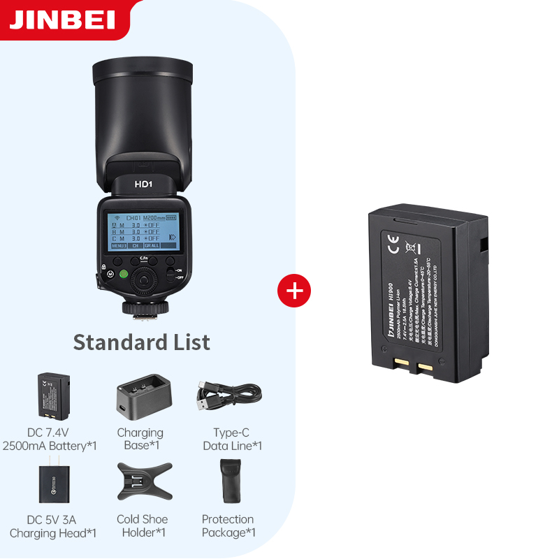 Photography Camera - Zestaw lampy błyskowej do aparatu JINBEI