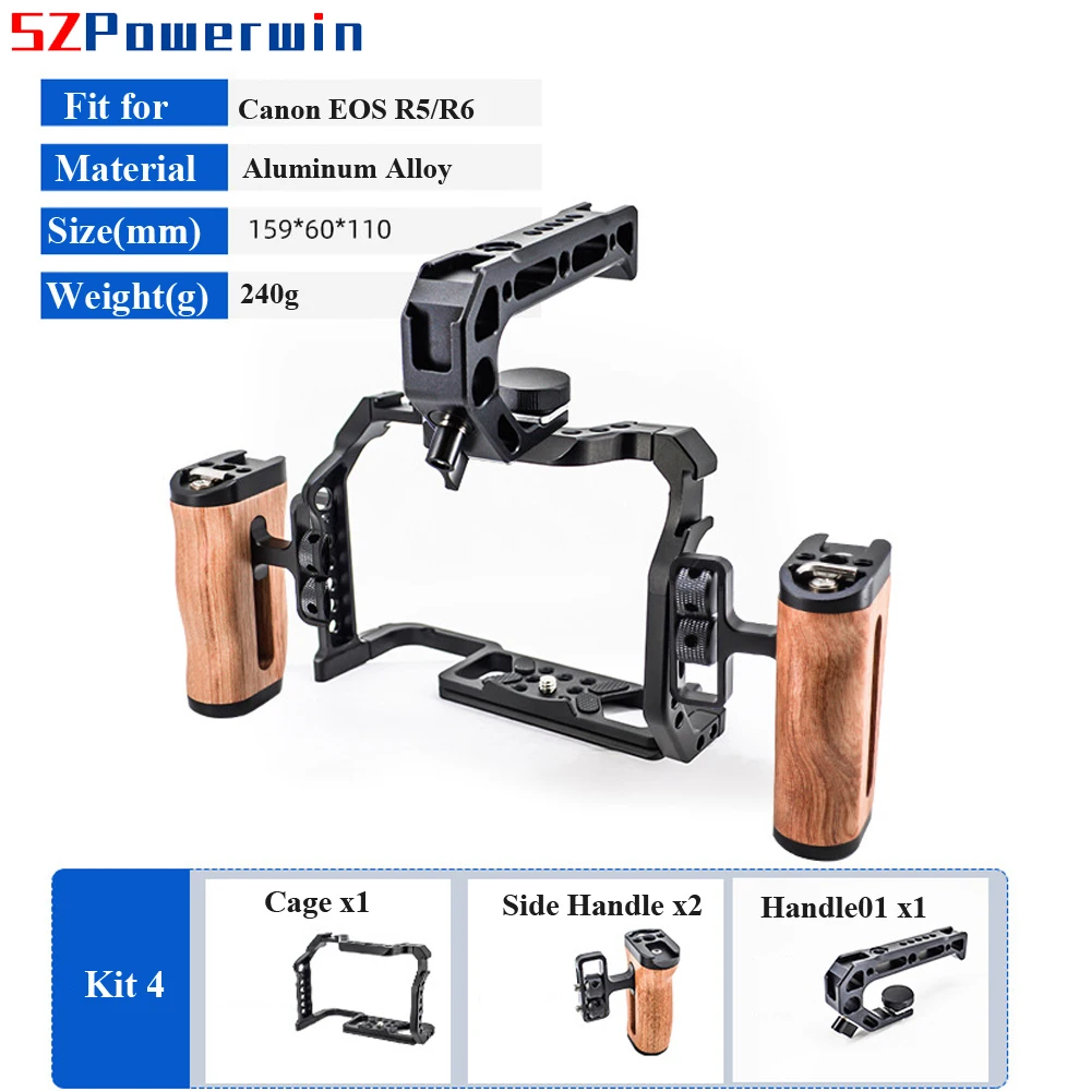 Camera Cage Rig - Klatka operatorska Powerwin do Canon EOS