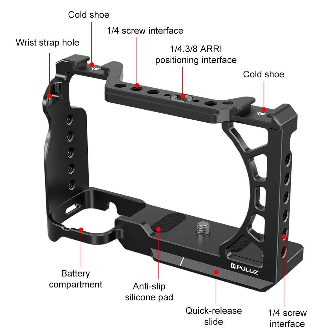 PULUZ Metalowa Klatka Ekspansy – Camera Cage Rig recenzja i cena