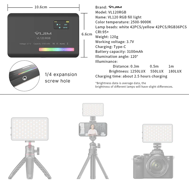 2026 Nowa 120 RGB Kieszonkowa  – Photography Camera recenzja i cena