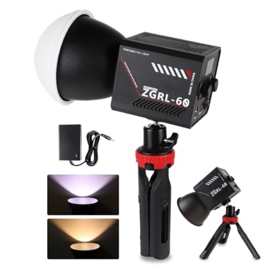 Przenośna lampa wideo LED COB  – Photography Videos recenzja i cena