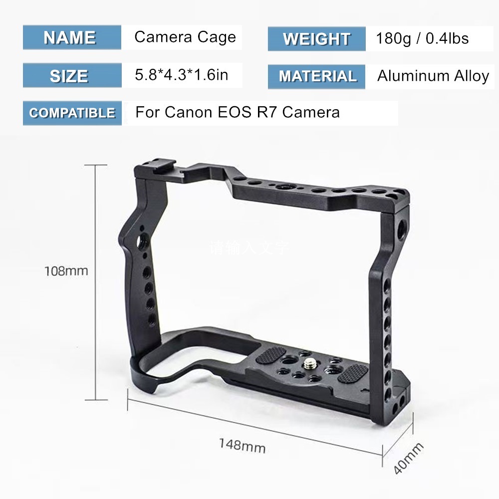 Kompatybilny z klatką aparatu  – Camera Cage Rig recenzja i cena