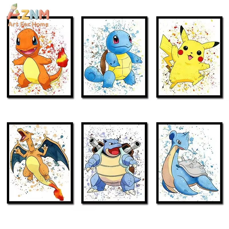1 szt., Anime Pokemon Obraz na – Photography Nature recenzja i cena